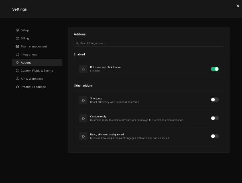 Addons Library